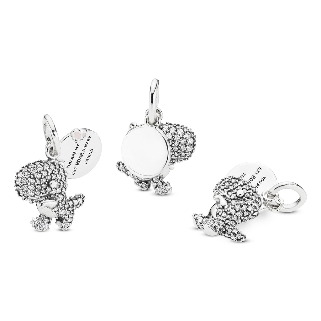 Pandora Pave Dinosaur Dangle Charm