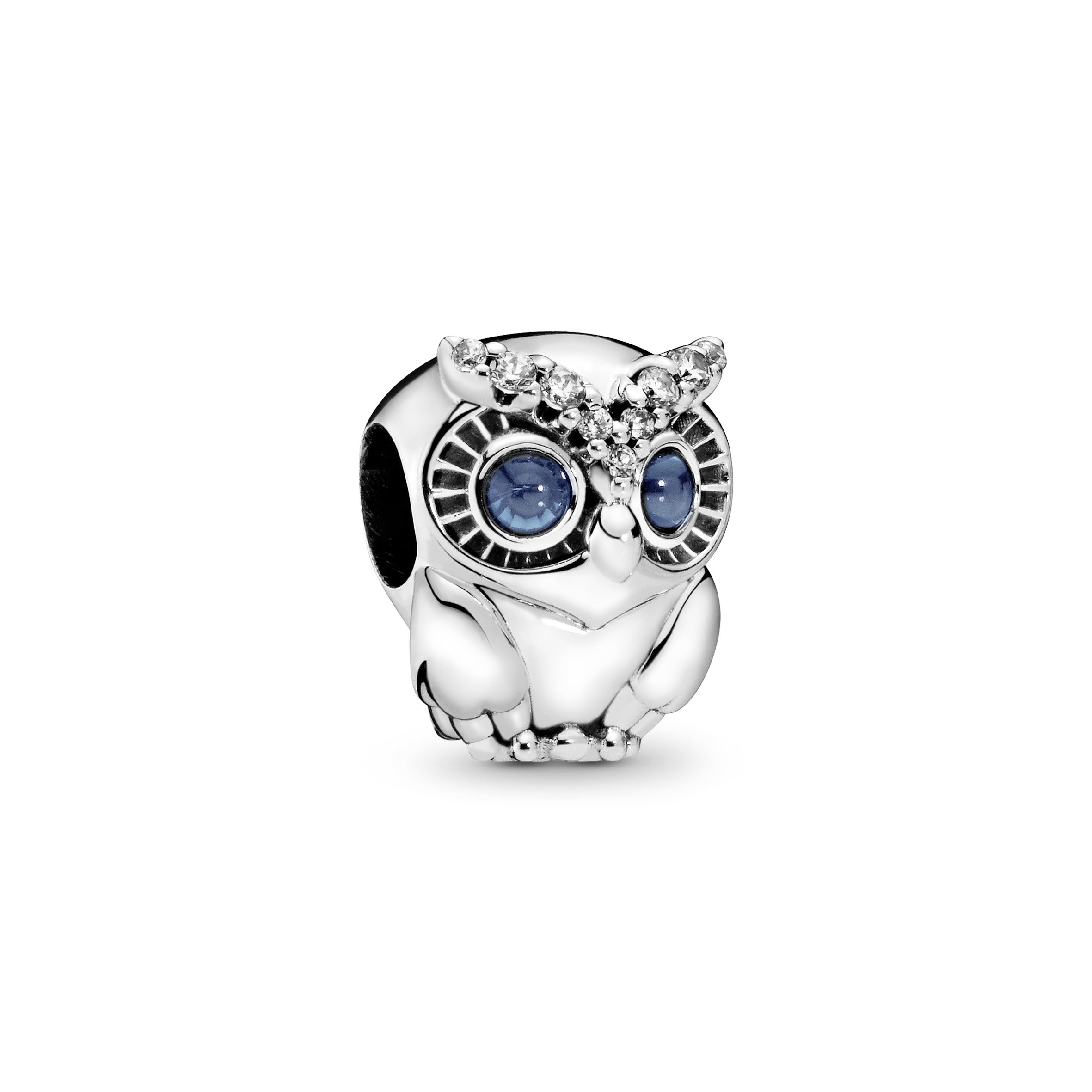 Pandora Sparkling Owl Charm