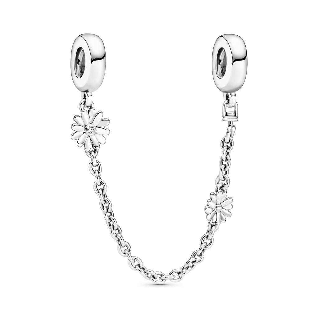 Pandora Daisy Flower Safety Chain Charm