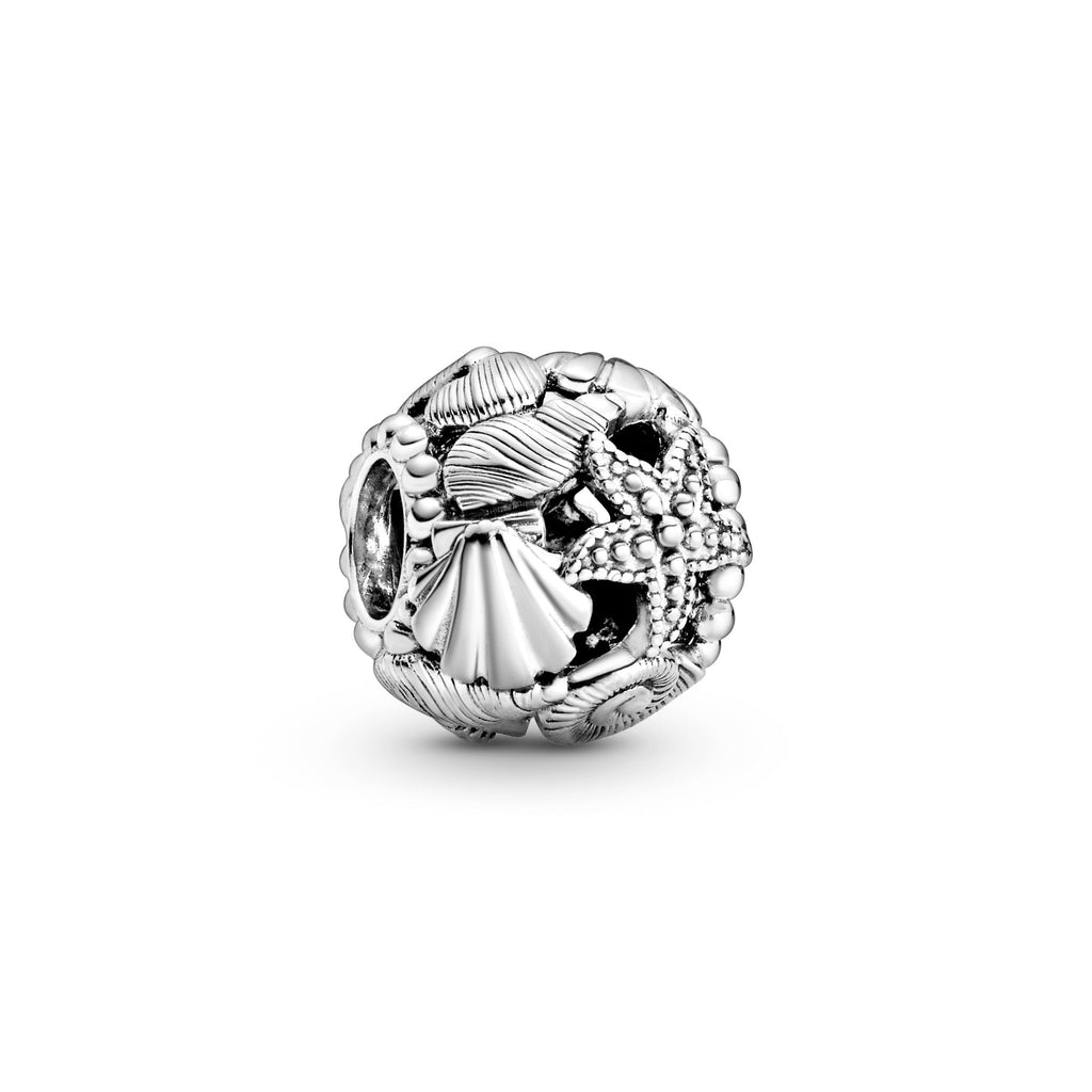 Pandora Openwork Starfish, Shells & Hearts Charm