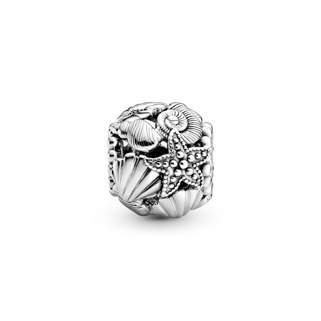 Pandora Openwork Starfish, Shells & Hearts Charm