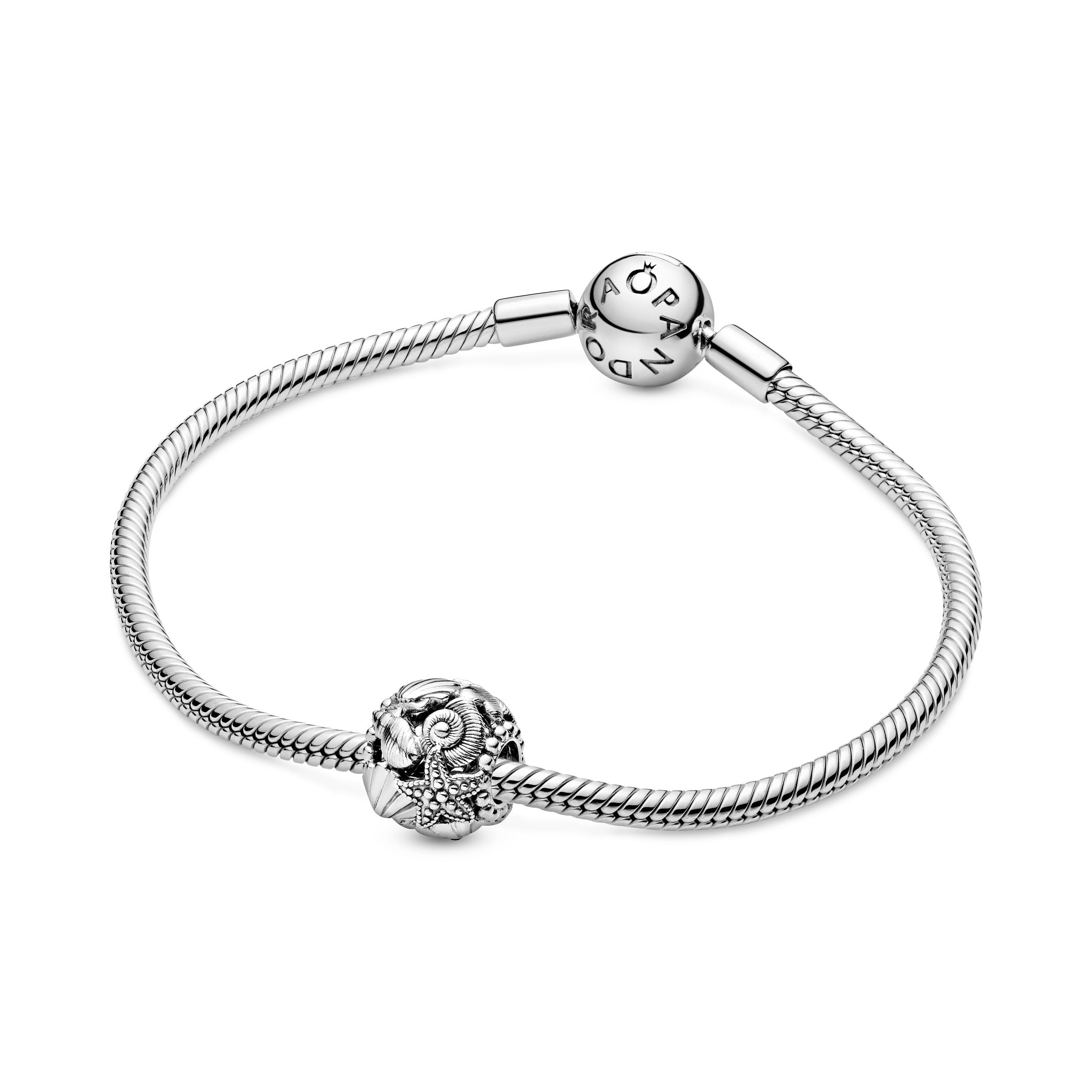 Pandora Openwork Starfish, Shells & Hearts Charm