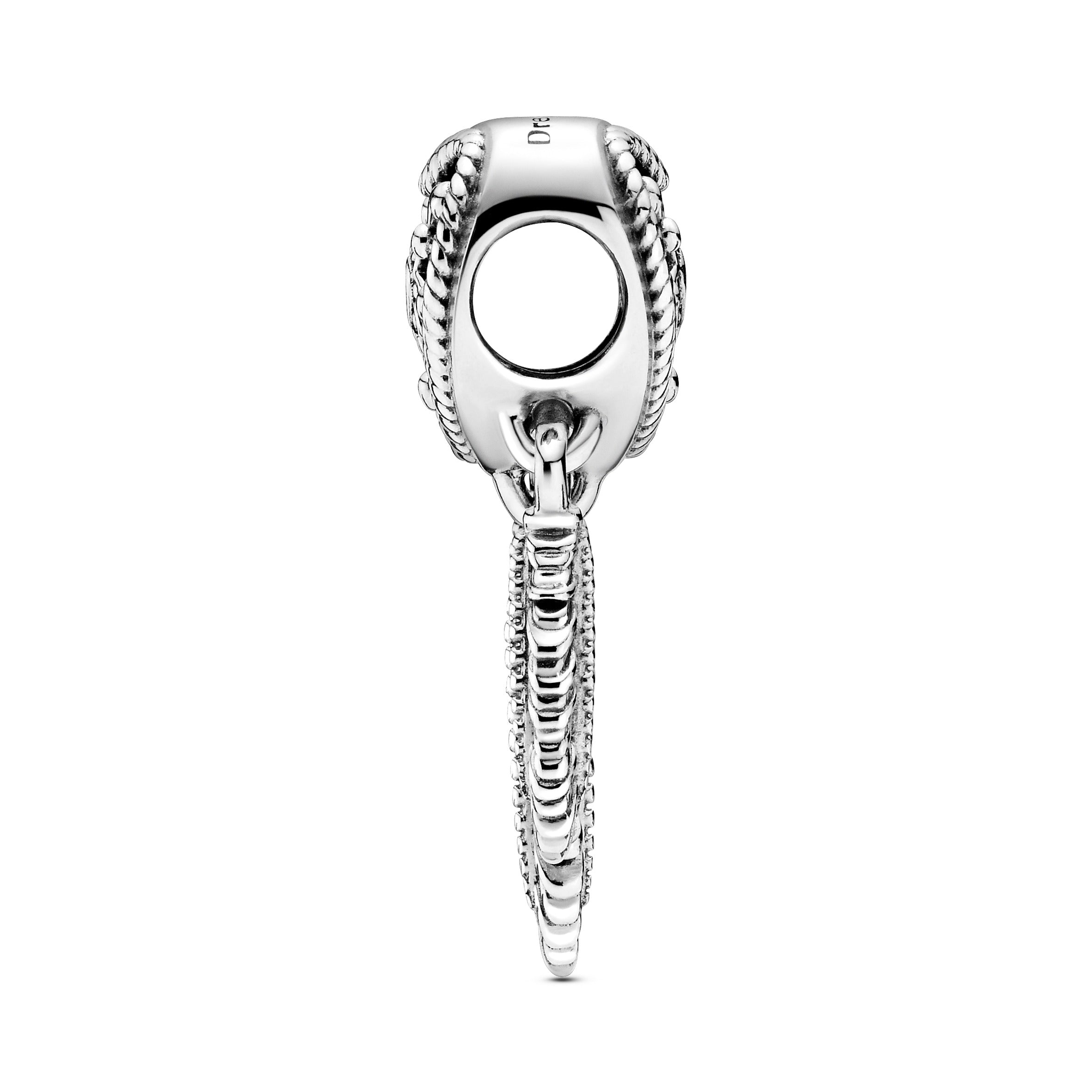 Pandora Openwork Heart & Three Feathers Dreamcatcher Charm