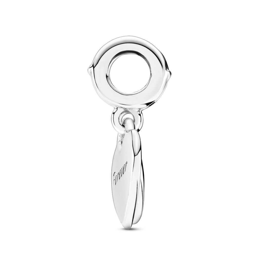 Pandora Double Heart Split Dangle Charm