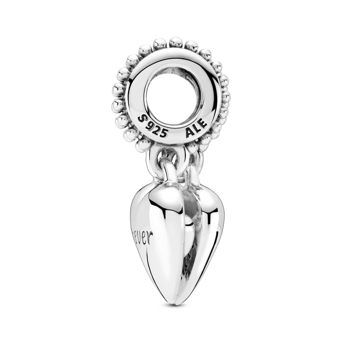 Pandora Aunt & Niece Split Heart Dangle Charm