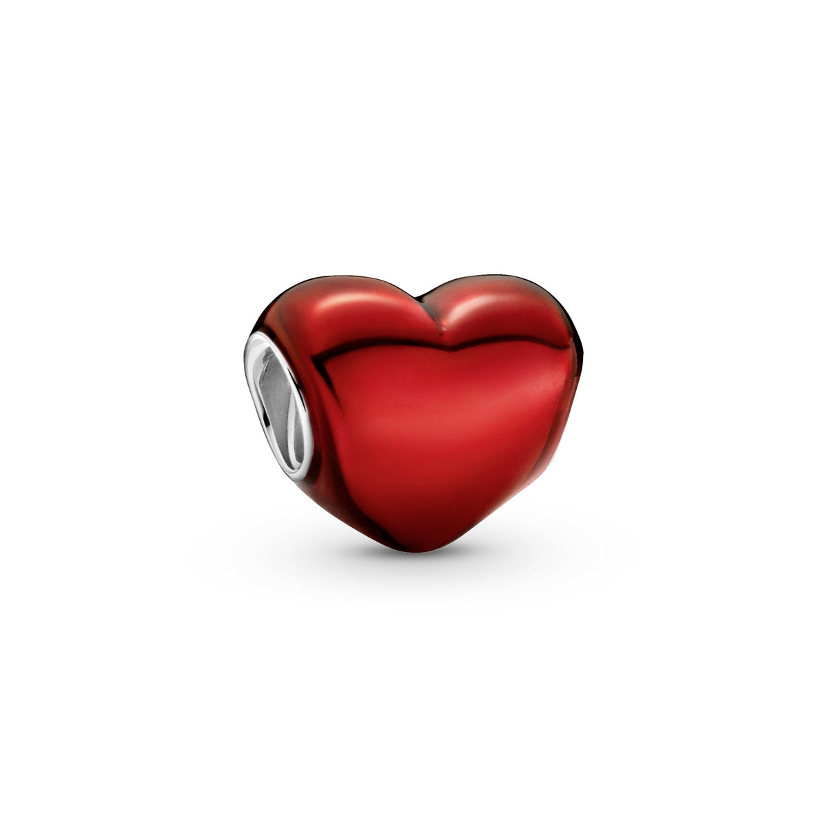 Pandora Metallic Red Heart Charm