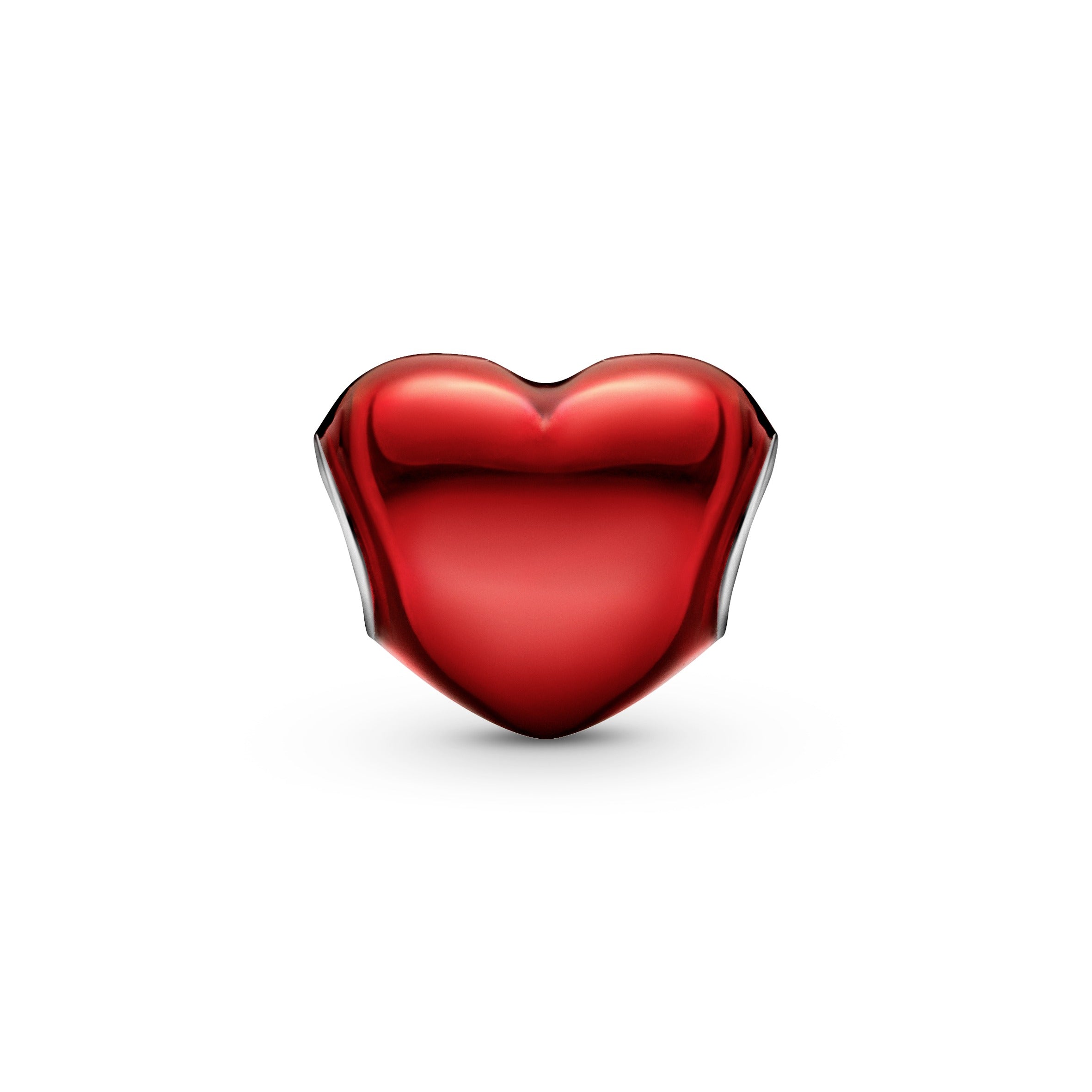 Pandora Metallic Red Heart Charm