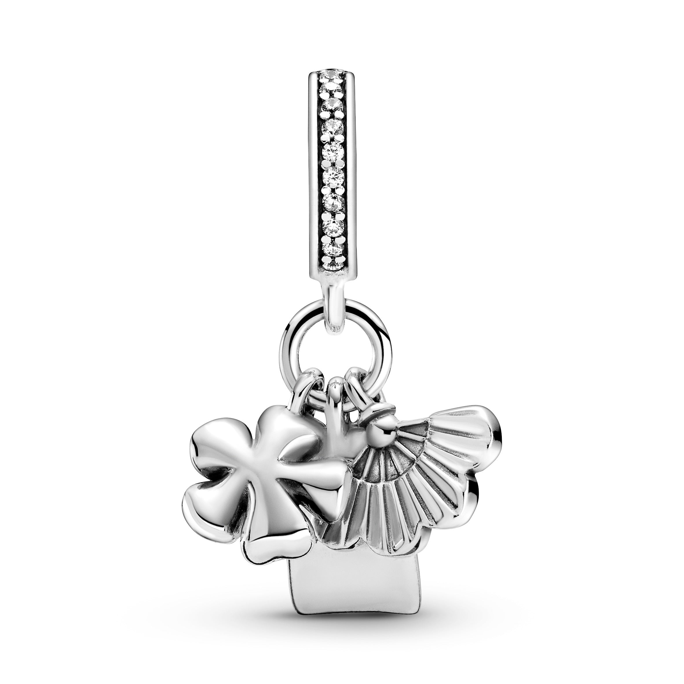 Pandora Japanese Sakura, Omamori & Fan Dangle Charm