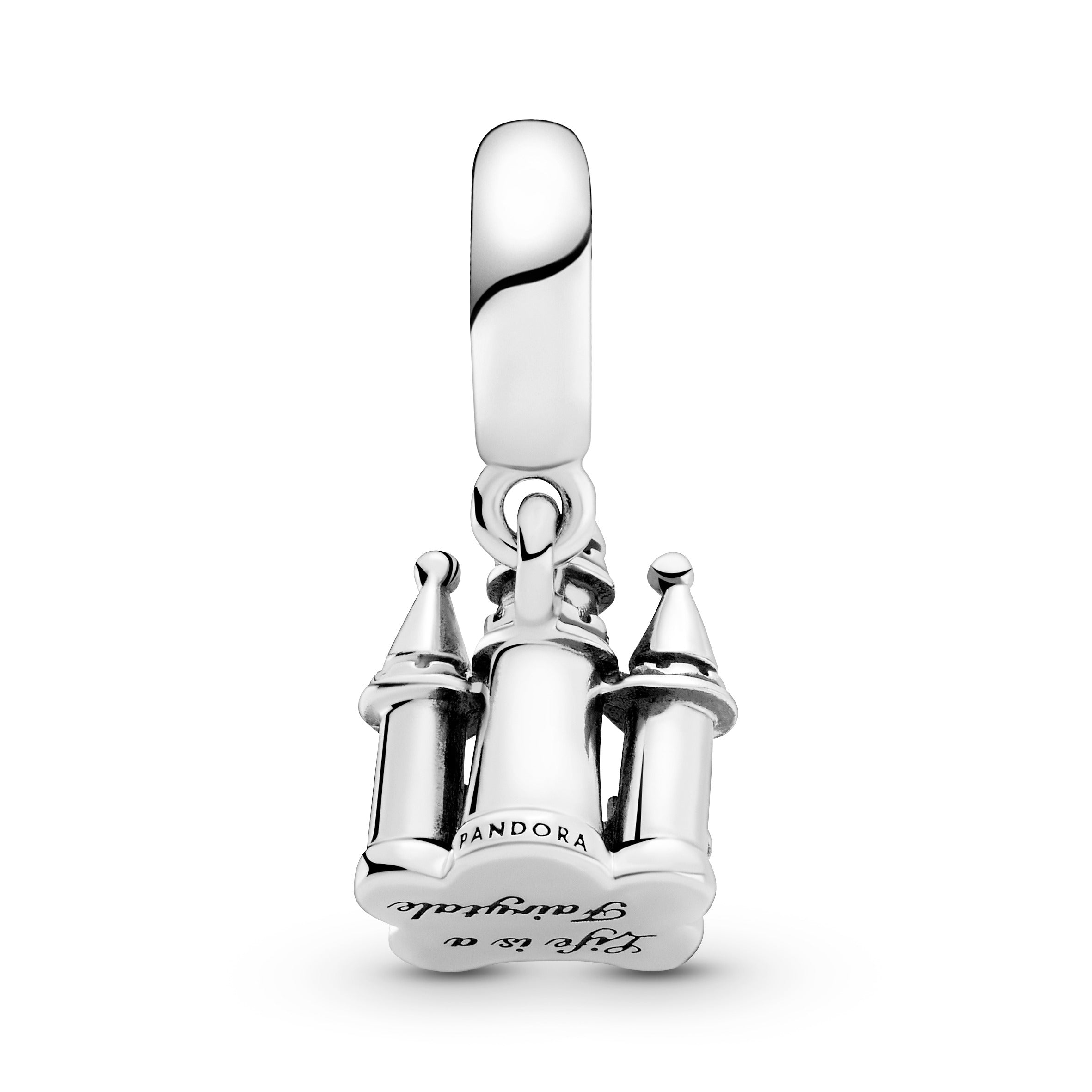 Pandora Two-Tone Castle Dangle Charm