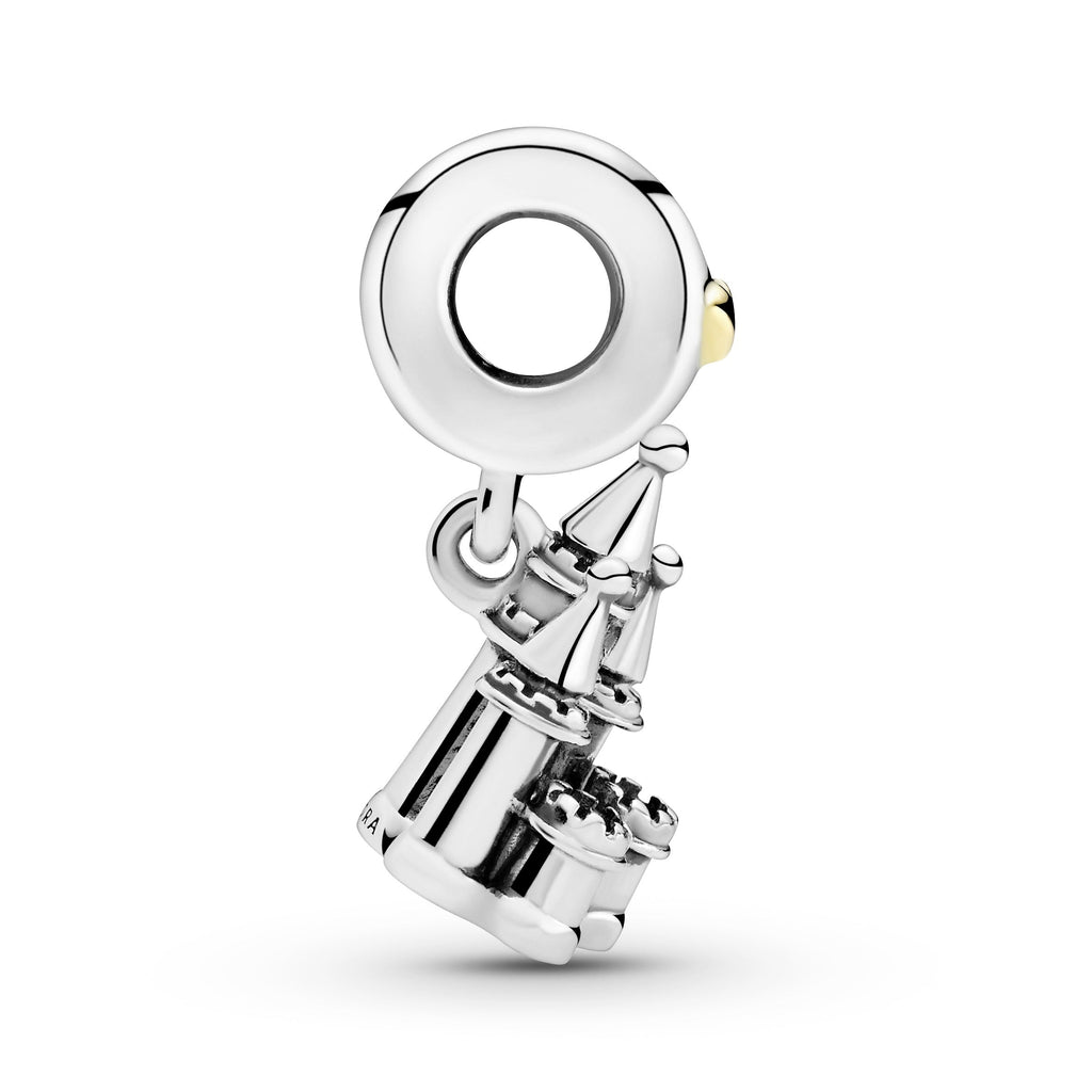 Pandora Two-Tone Castle Dangle Charm
