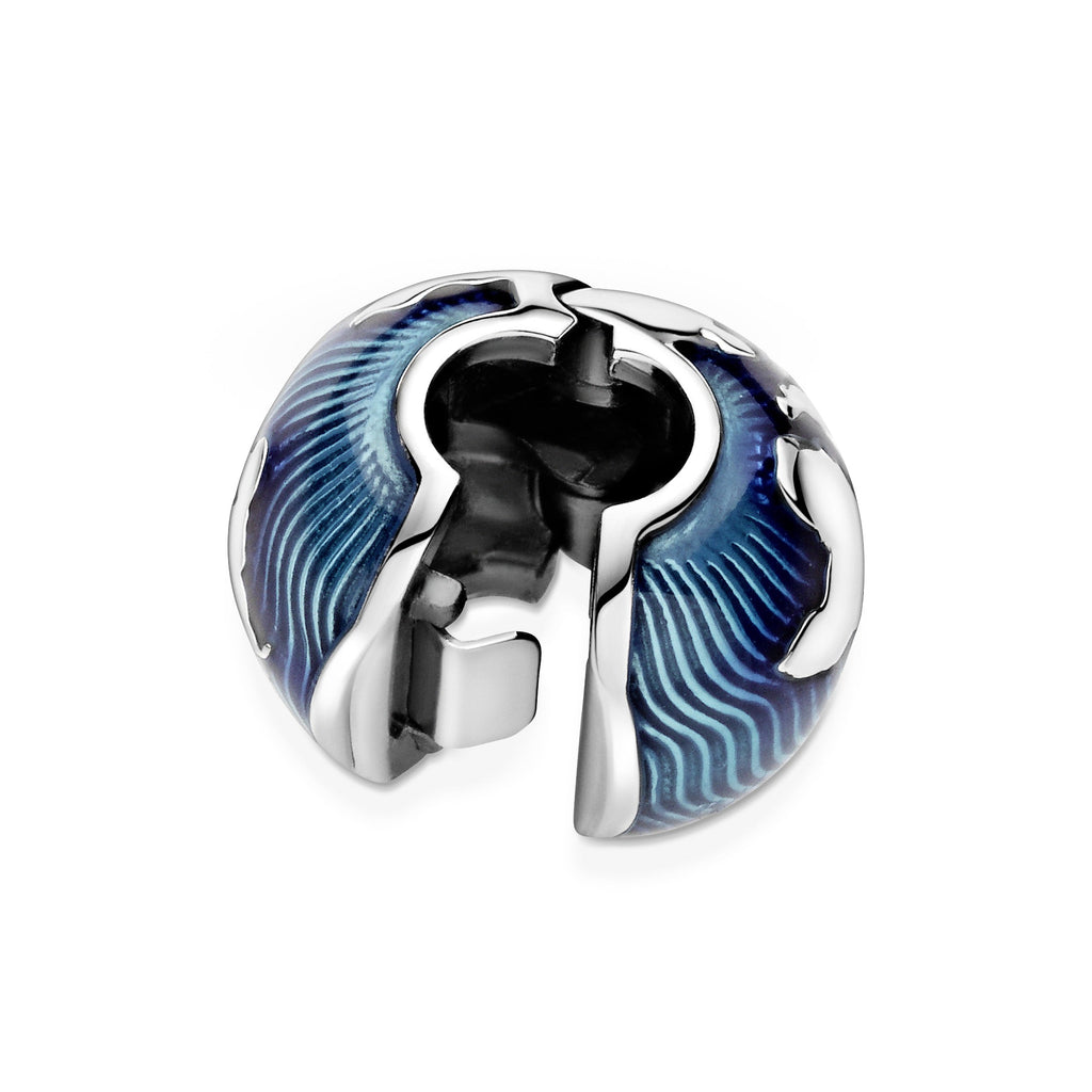 Pandora Blue Globe Clip Charm