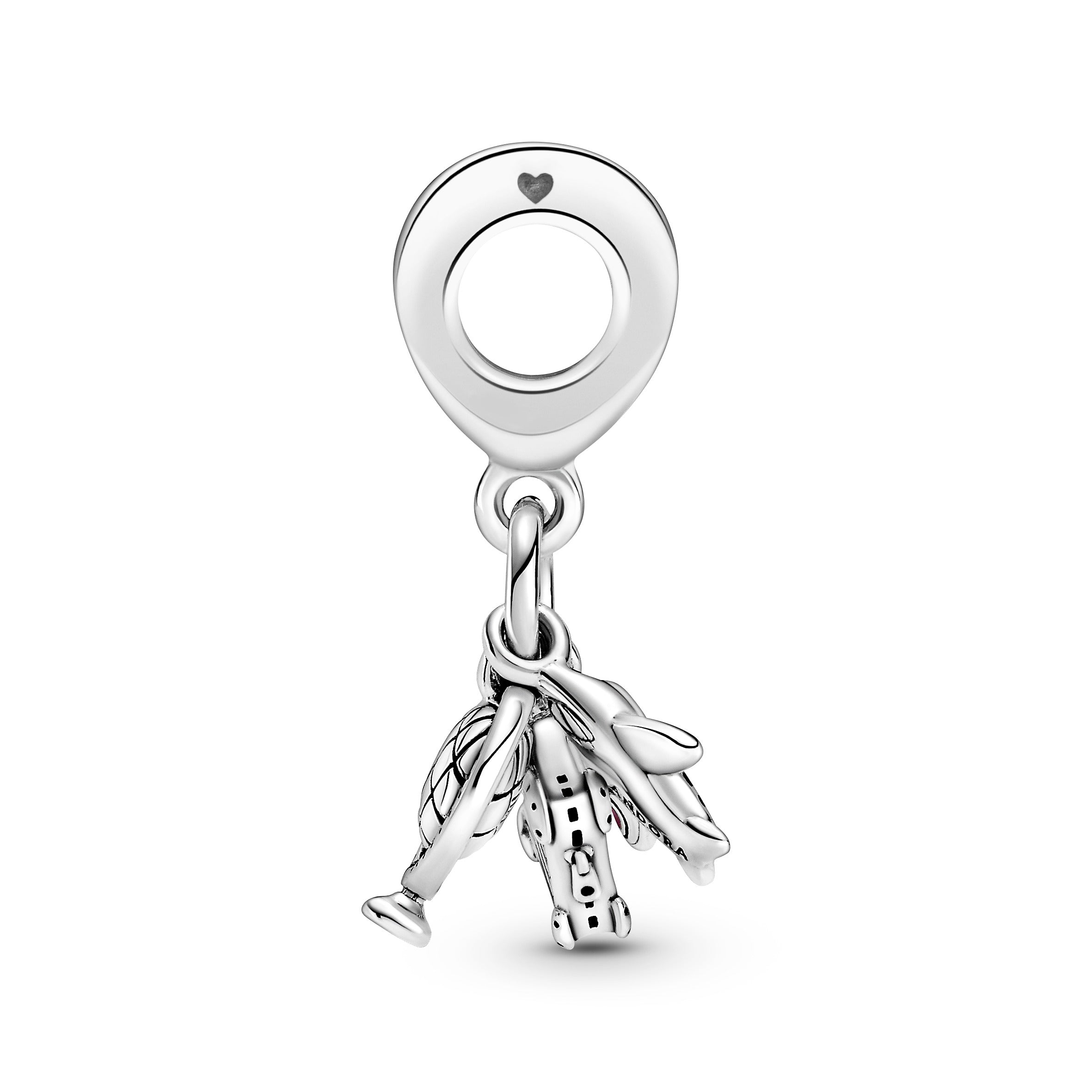 Pandora Airplane, Globe & Suitcase Dangle Charm