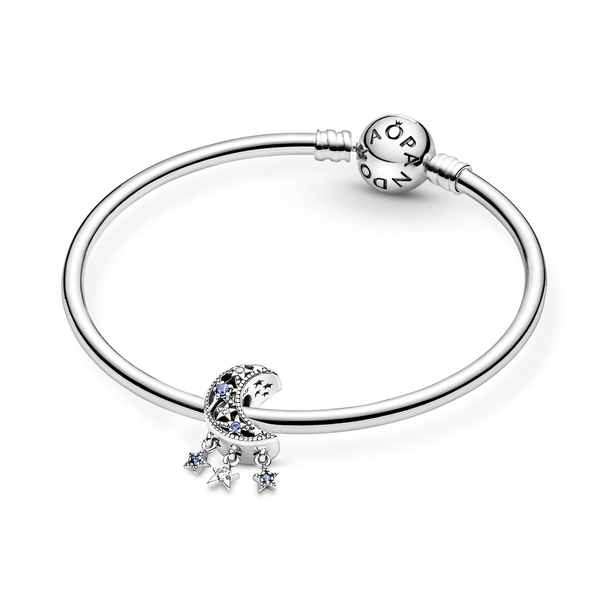 Pandora Star & Crescent Moon Charm