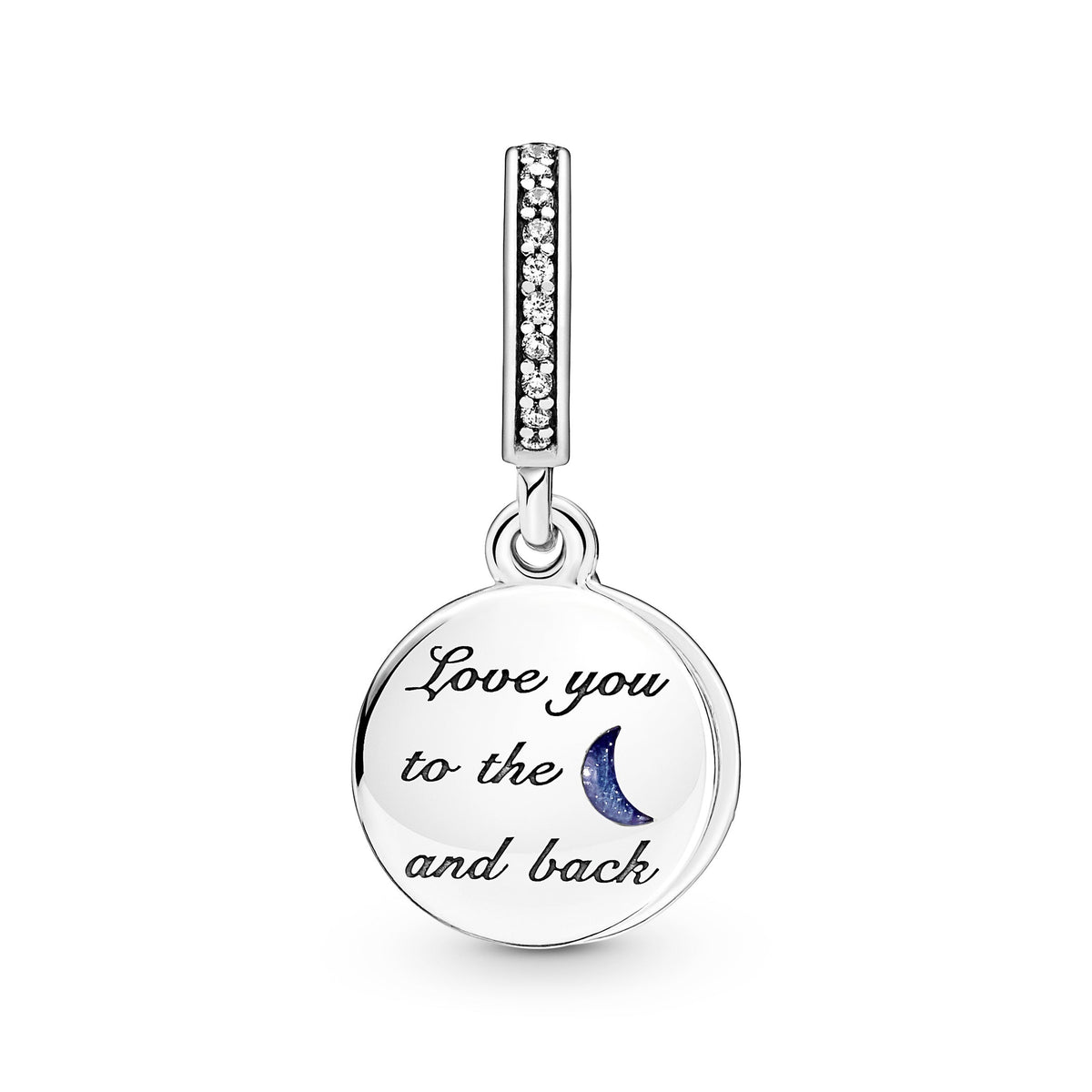 Pandora Double Dangle Tree & Galaxy Moon Charm