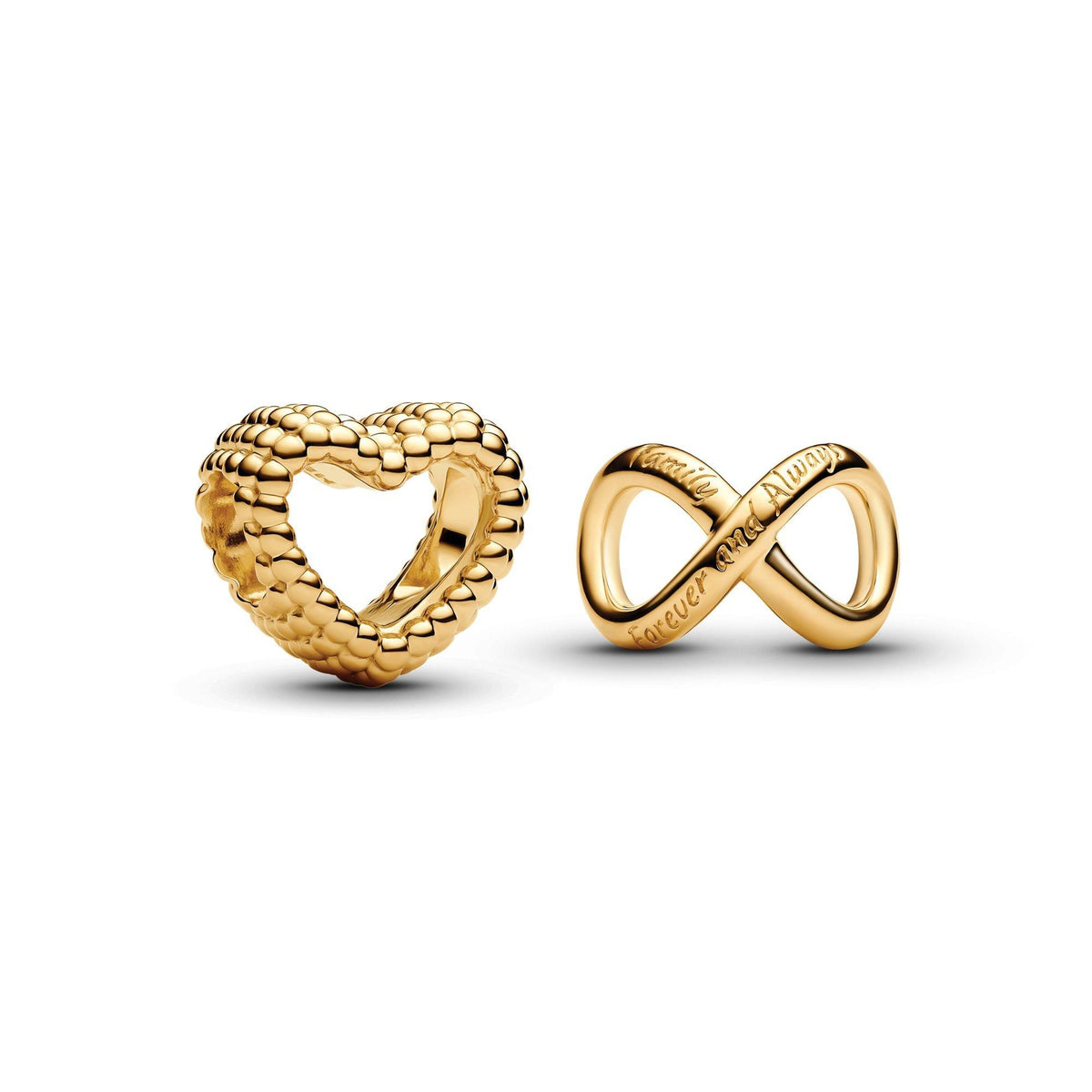Golden Always and Forever Charm Duo