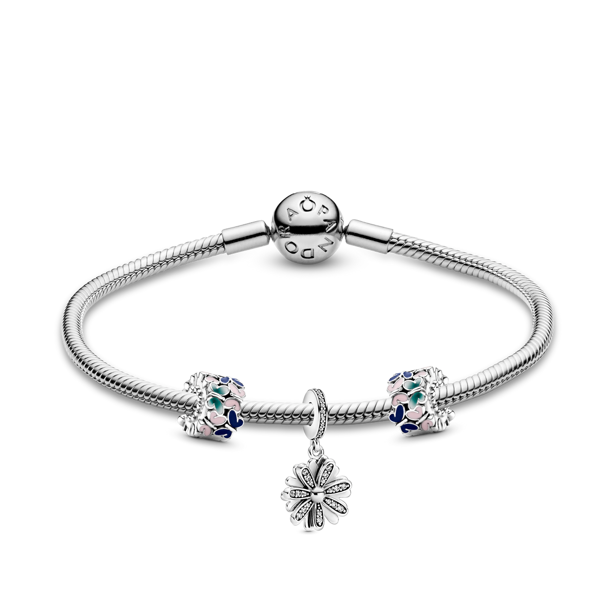 Pandora Inspired by Nature Bracelet and Charms Bundle Set