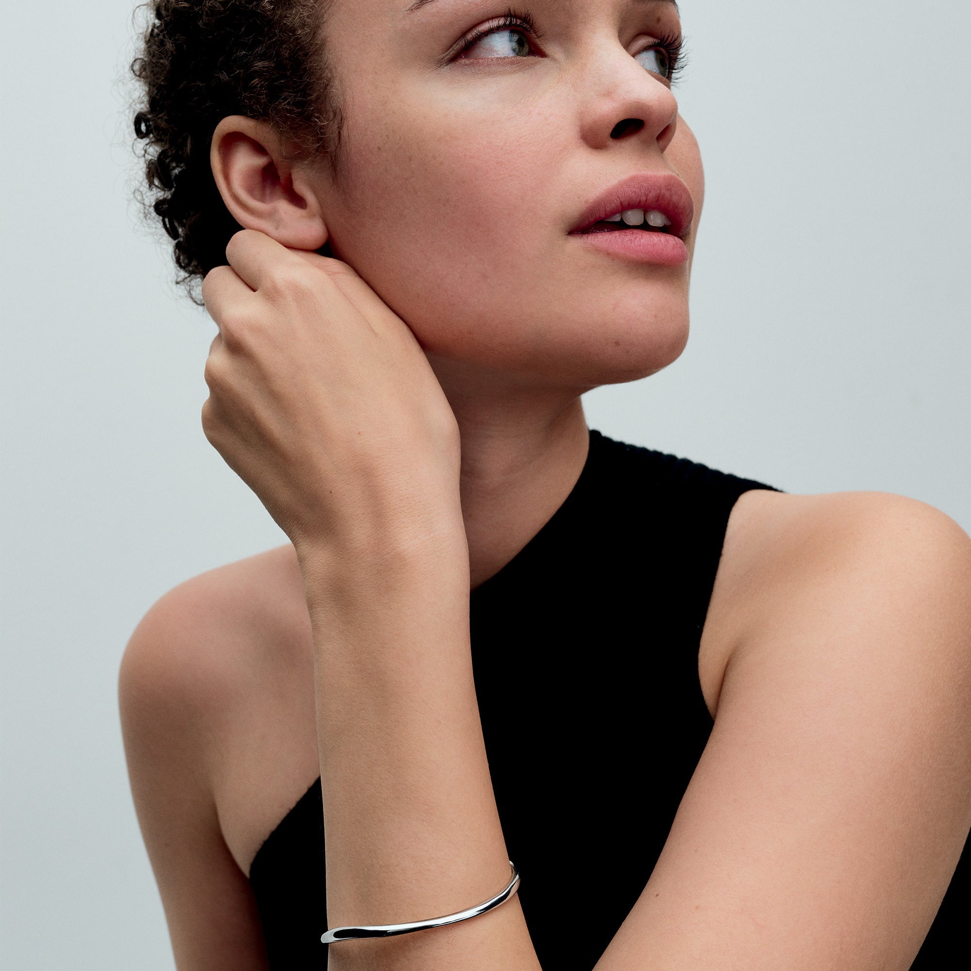 Pandora Organically Shaped Bangle
