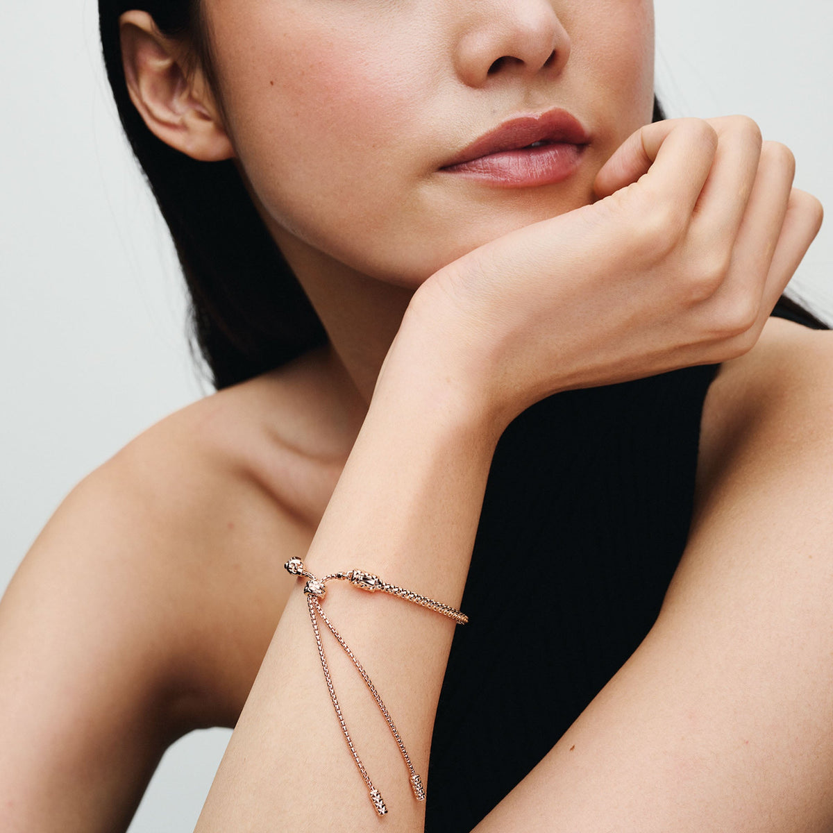 Pandora Studded Chain Slider Bracelet