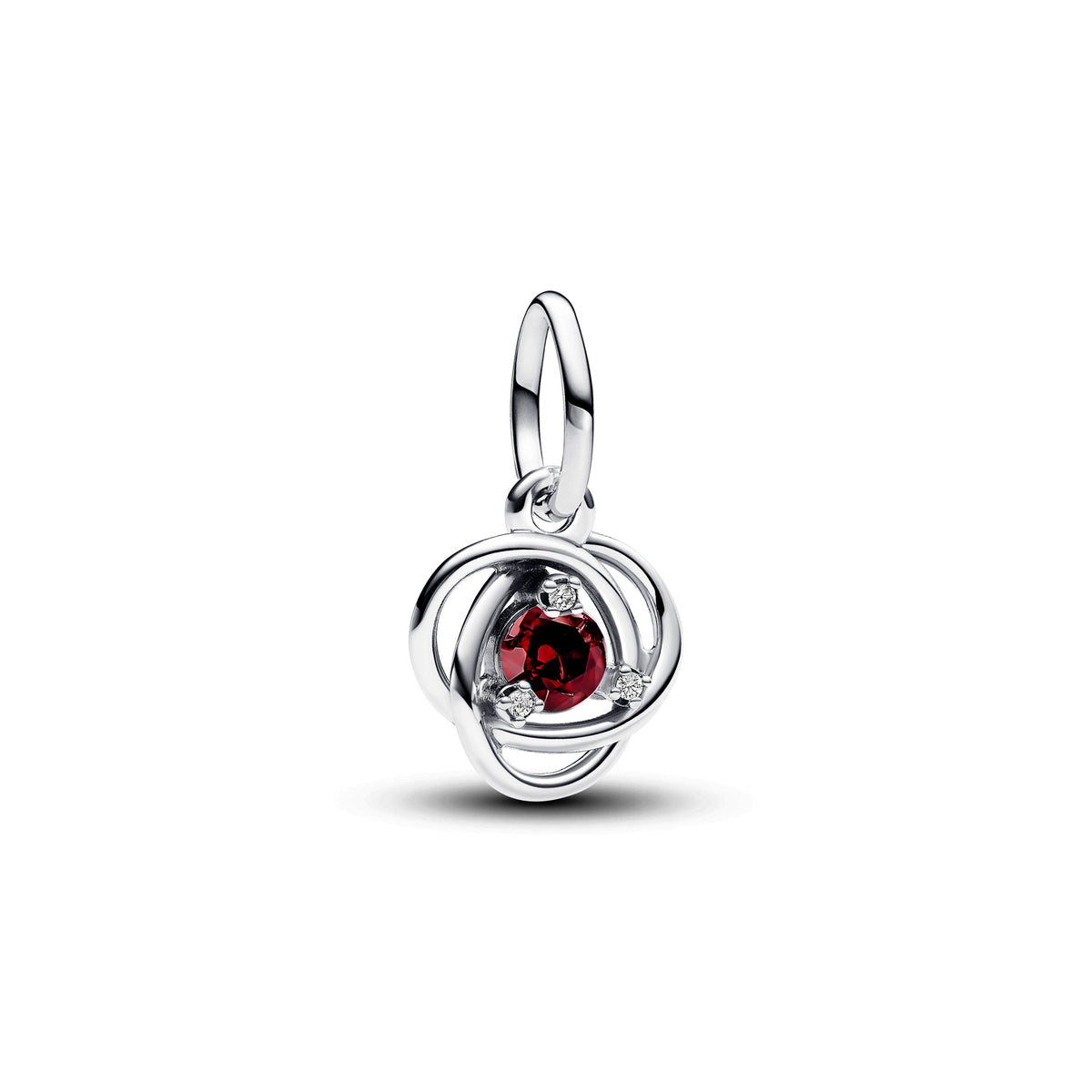 Pandora Red Eternity Circle Dangle Charm