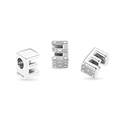 Pandora Letter E Alphabet Charm